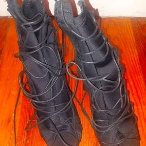 Open toe party heels